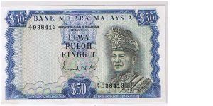 BANK OF MALAYSIA-
 50 RM 1ST SERIES
GEM Banknote