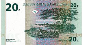 Banknote from Congo