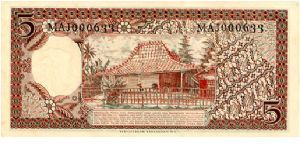 Banknote from Indonesia