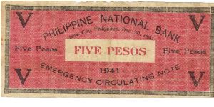 Banknote from Philippines