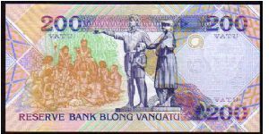 Banknote from Vanuatu