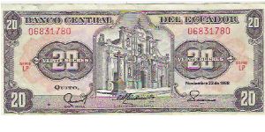 20 SUCRES

06831780 Banknote