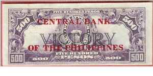 Banknote from Philippines