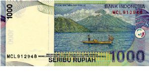 Banknote from Indonesia