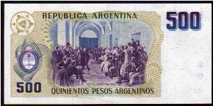 Banknote from Argentina