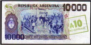 Banknote from Argentina