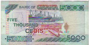 Banknote from Ghana