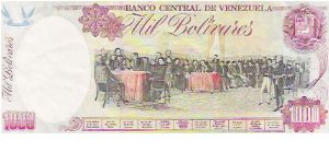 Banknote from Venezuela