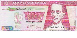 10 QUETZALES

D60846016A Banknote