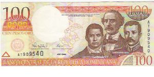 100 PESOS ORO

AT909540 Banknote