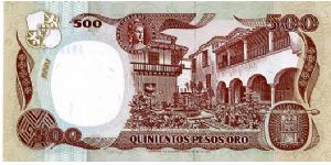 Banknote from Colombia