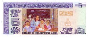 Banknote from Guatemala