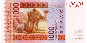 Banknote from Burkina Faso