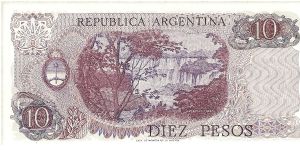 Banknote from Argentina