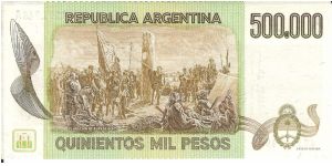 Banknote from Argentina