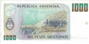 Banknote from Argentina