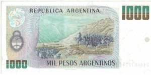 Banknote from Argentina