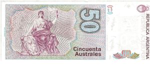 Banknote from Argentina