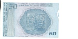 Banknote from Bosnia