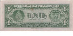 Banknote from Dominican Republic