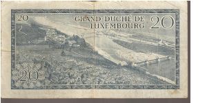 Banknote from Luxembourg