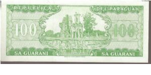 Banknote from Paraguay