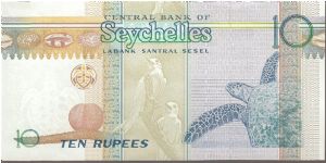 Banknote from Seychelles