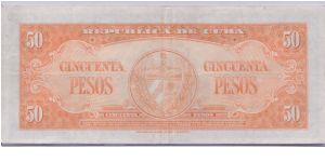 Banknote from Cuba