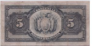 Banknote from Bolivia