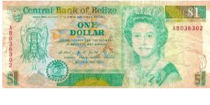 1 dollar; May 1, 1990 Banknote