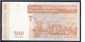 Banknote from Madagascar