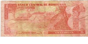 Banknote from Honduras