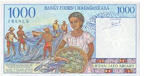 Banknote from Madagascar