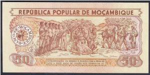 Banknote from Mozambique