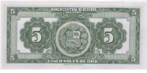 Banknote from Peru