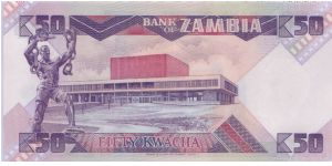 Banknote from Zambia