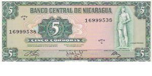 SERIE C

5 CORDOBAS

16999538

P # 122 Banknote