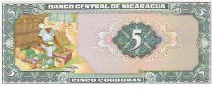 Banknote from Nicaragua