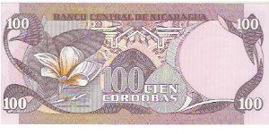 Banknote from Nicaragua