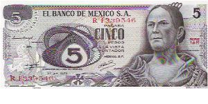 5 PESOS
SERIE 1 AR

R  1339546

P # 62C Banknote