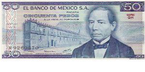 SERIE GH

50 PESOS

R 9260270

P # 67A Banknote