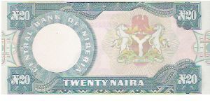 Banknote from Nigeria