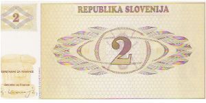 Banknote from Slovenia