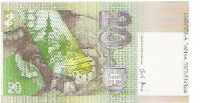 Banknote from Slovakia