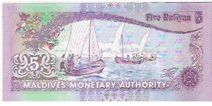 Banknote from Maldives