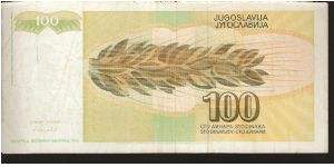 Banknote from Yugoslavia