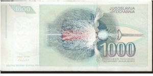 Banknote from Yugoslavia