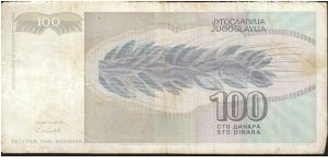 Banknote from Yugoslavia