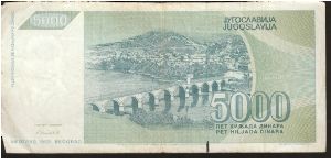 Banknote from Yugoslavia