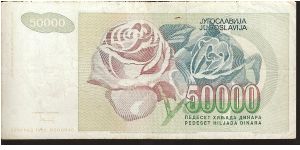 Banknote from Yugoslavia